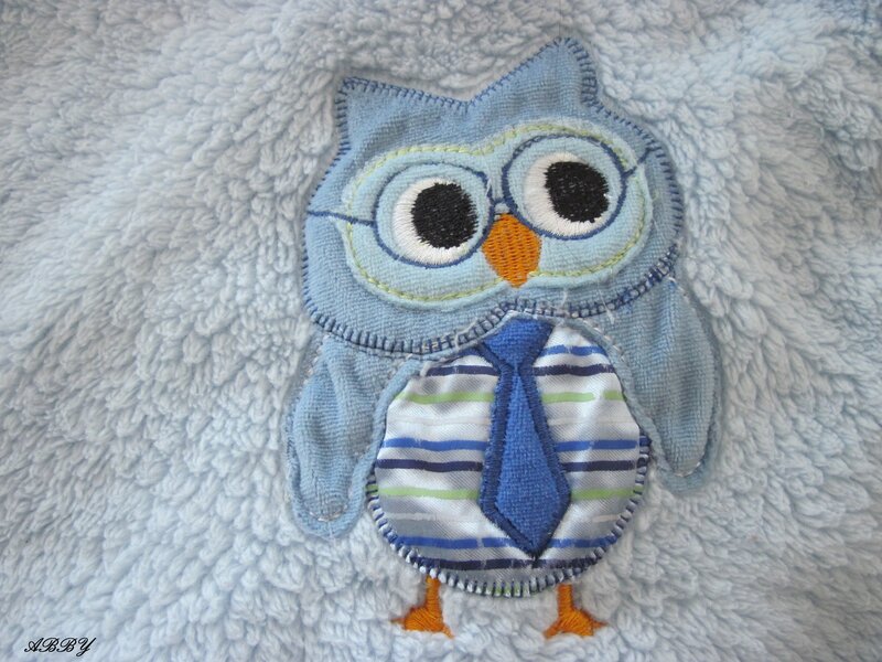 Blue Owl Applique