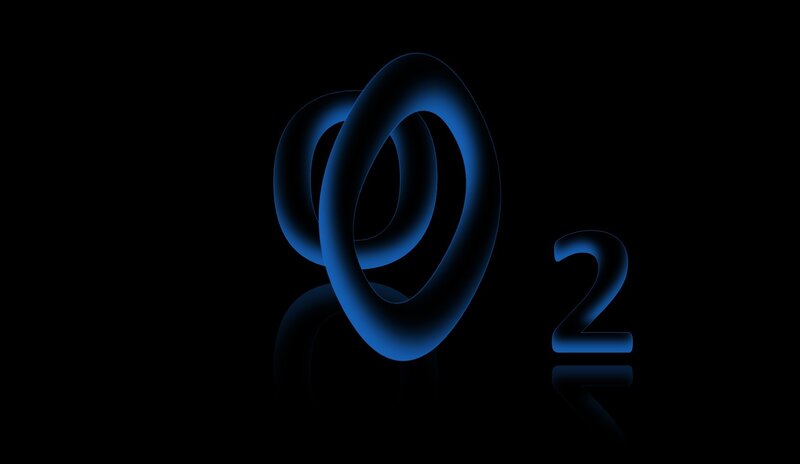 blue oxygen symbol
