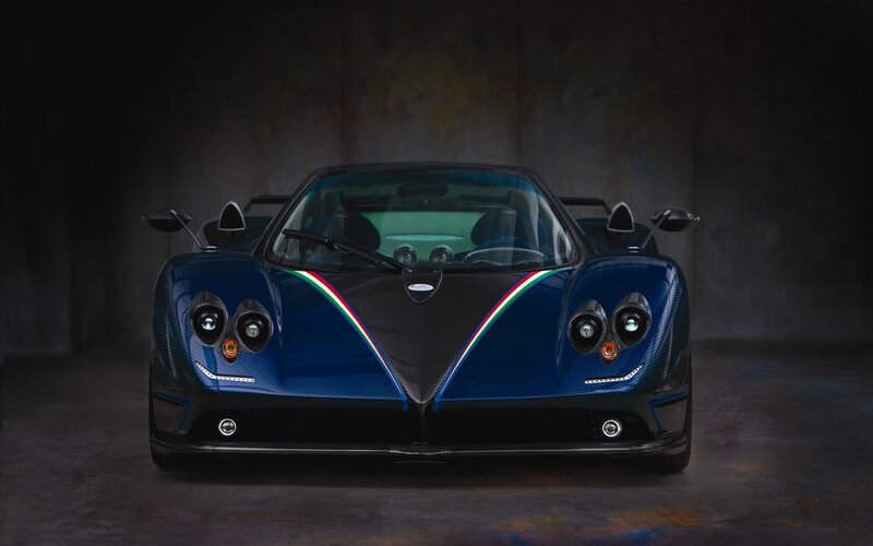 Blue Pagani Huayra