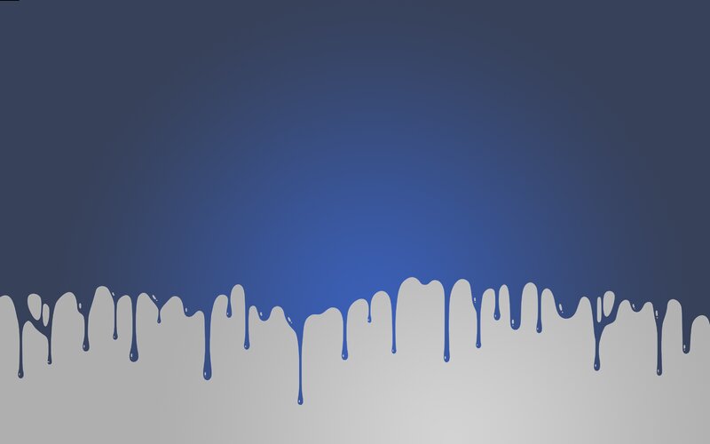Blue Paint Dripping — Calm