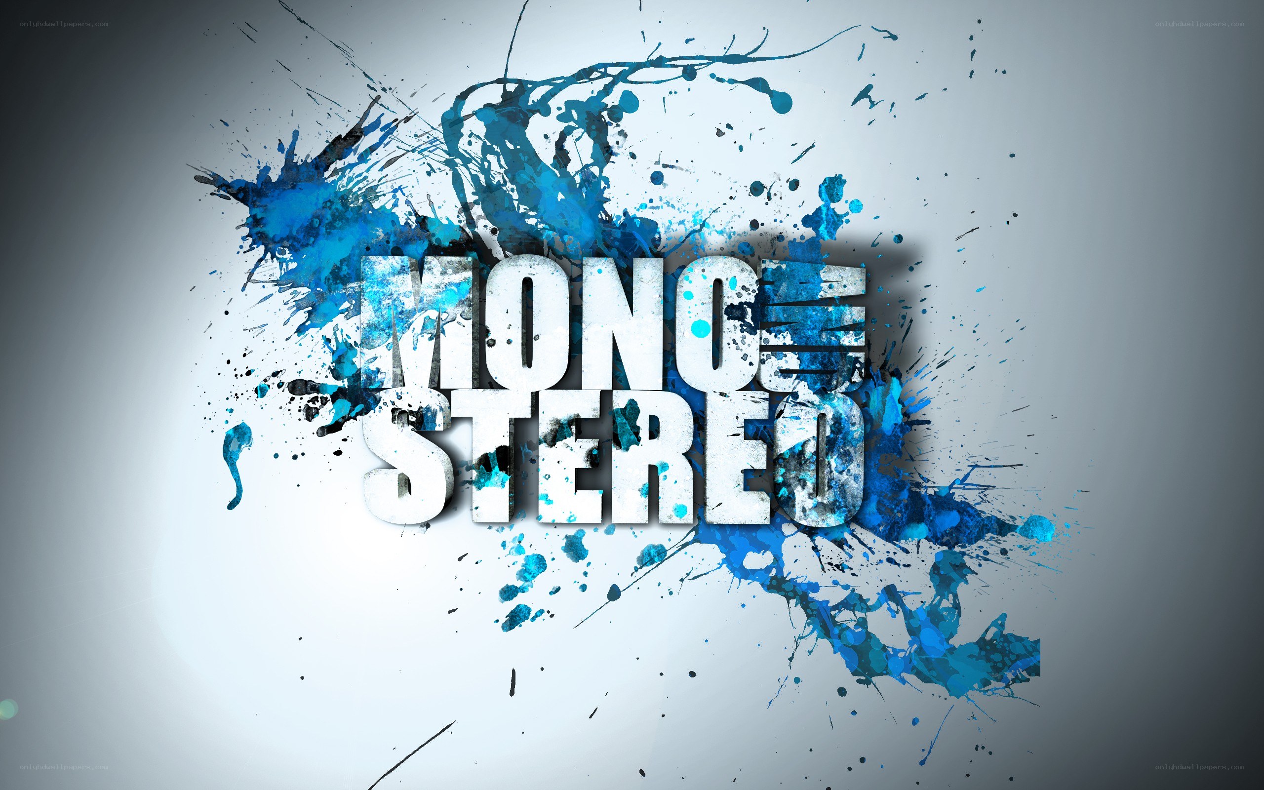 blue paint splatter logo