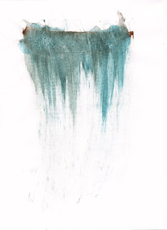 Blue Paint Streak
