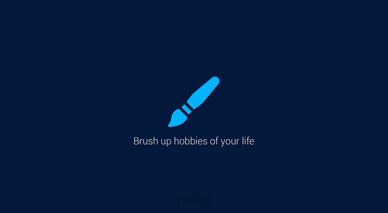 Blue Paintbrush Icon