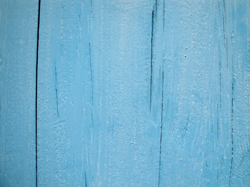 Blue Painted Wood