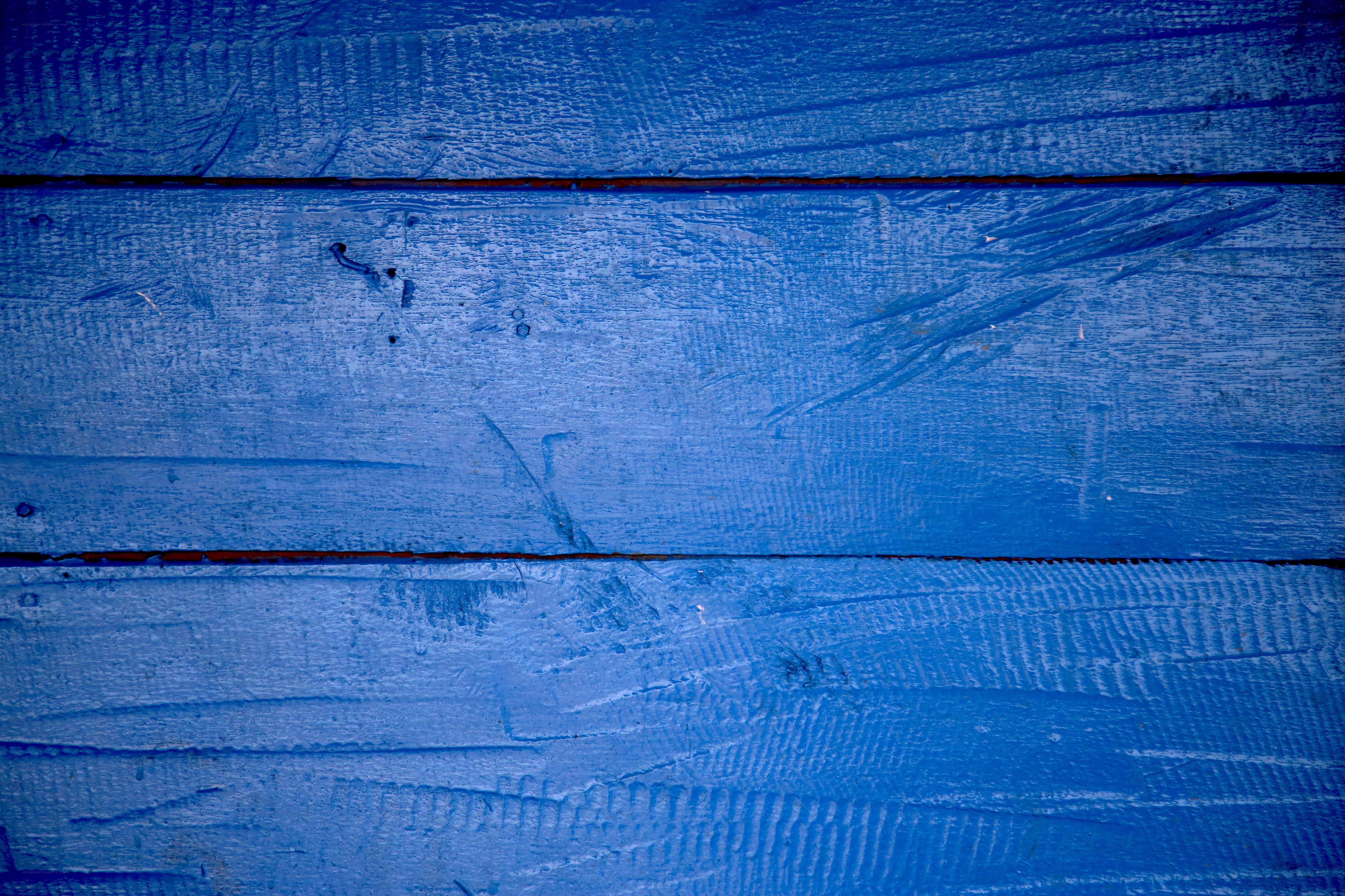 blue painted wooden planks