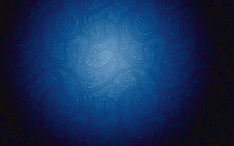 blue paisley pattern background
