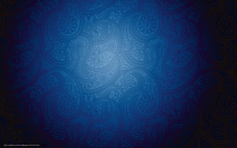 blue paisley pattern background