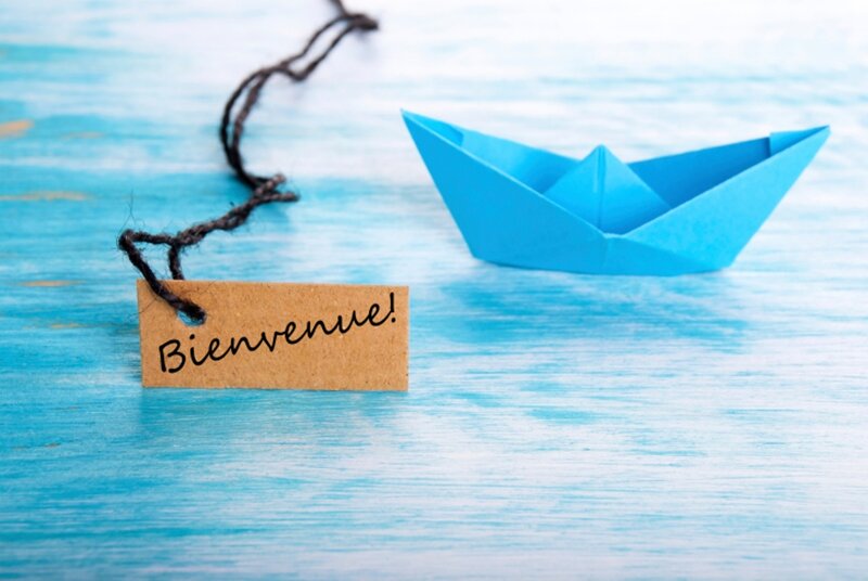 Blue Paper Boat — Calm