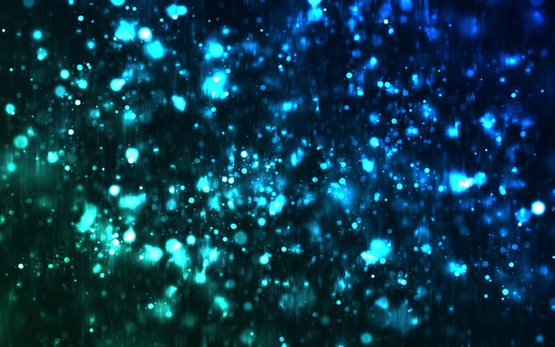 blue particle animation