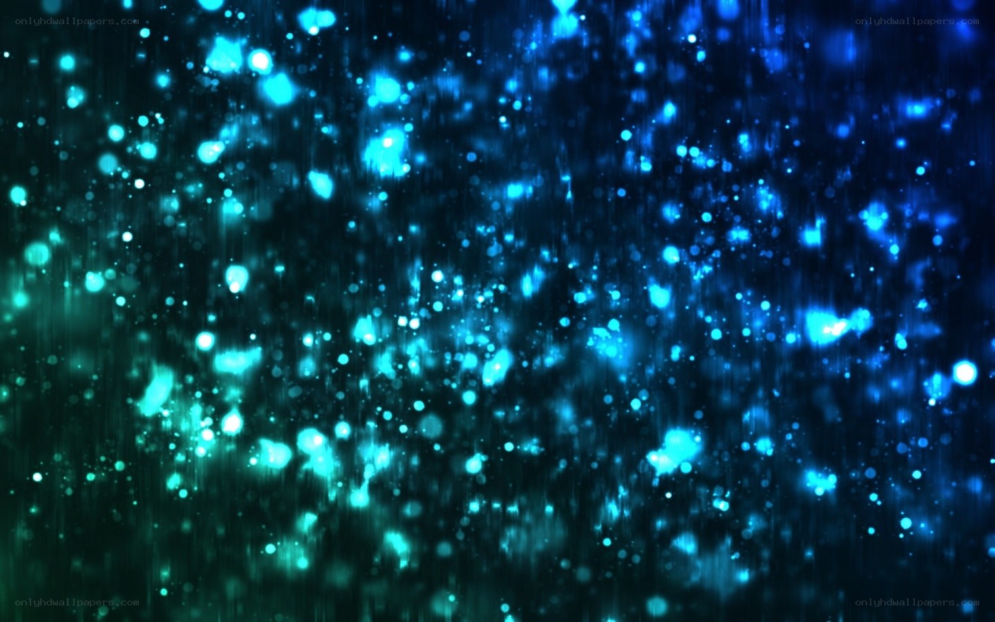 blue particle animation