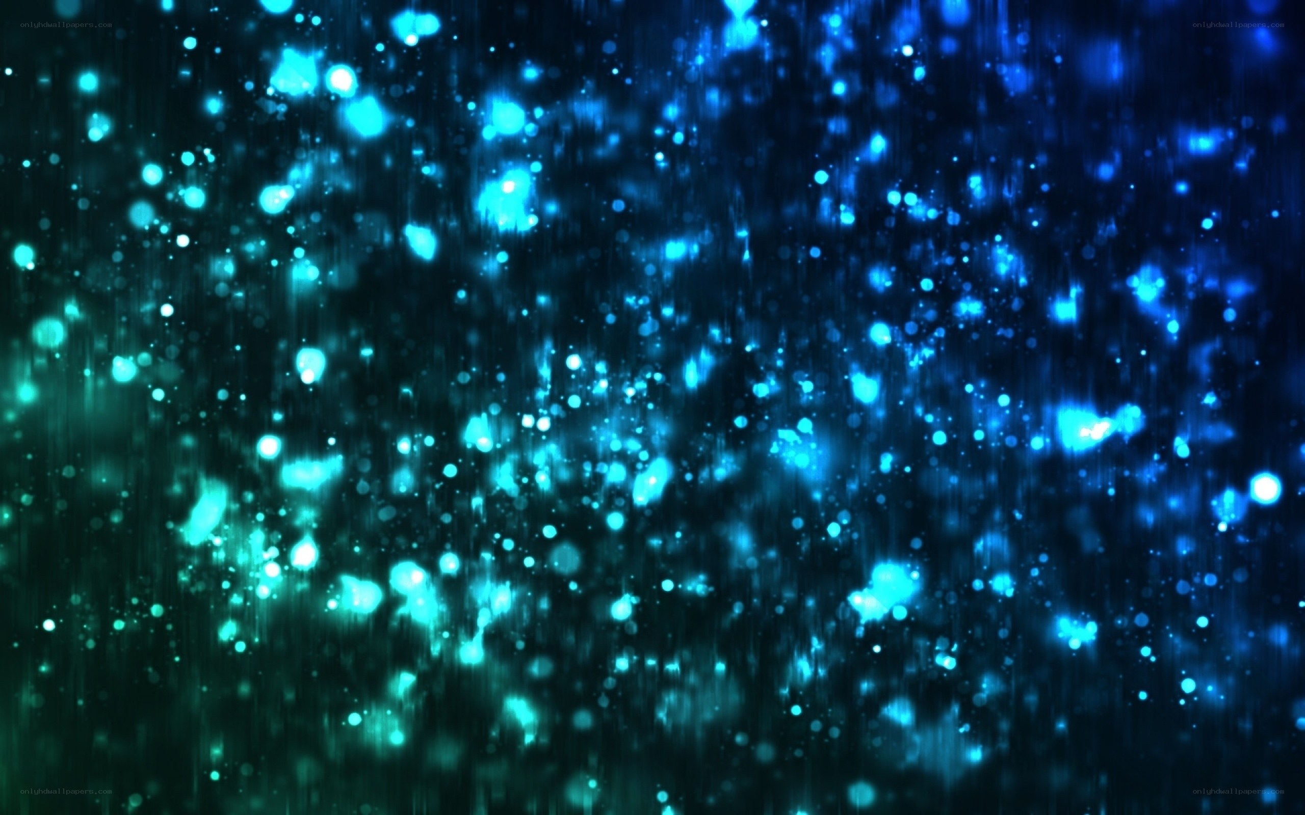 blue particle glow effect