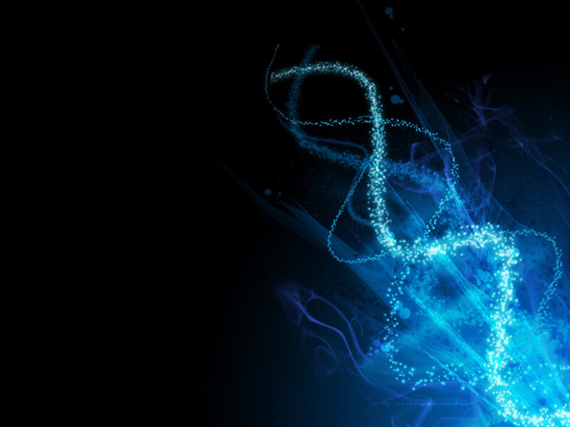 blue particle swirl animation