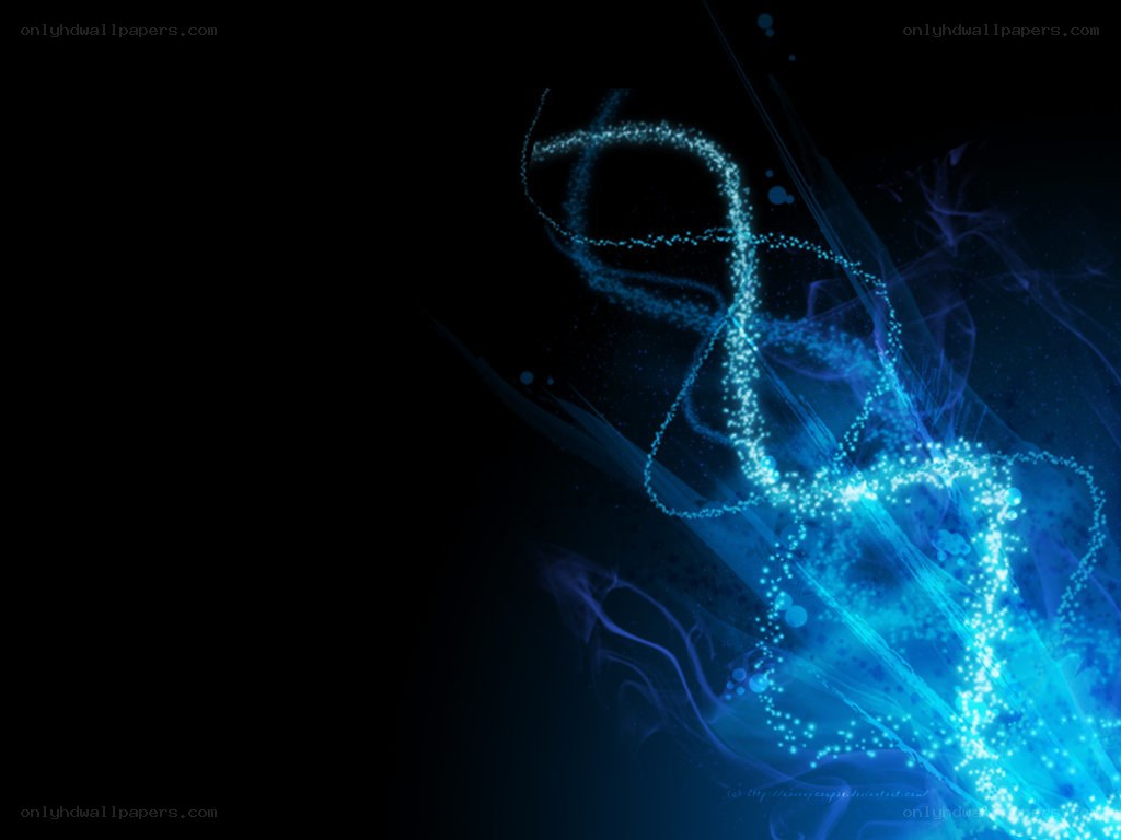blue particle swirl animation