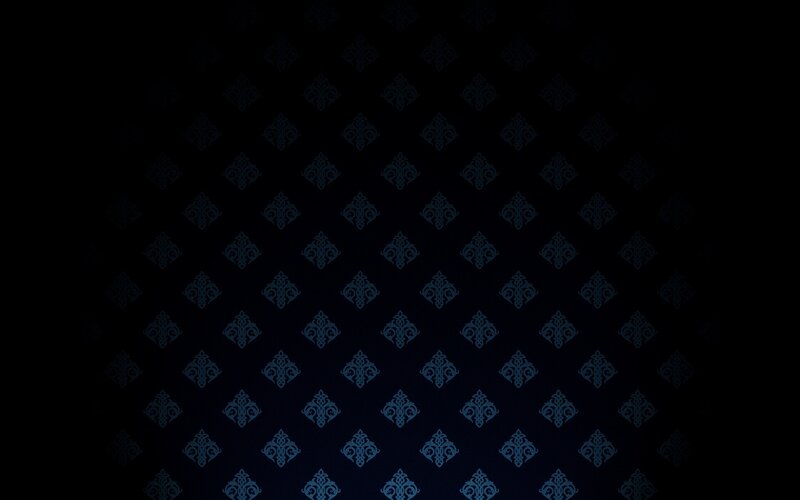 Blue Pattern on Dark Background