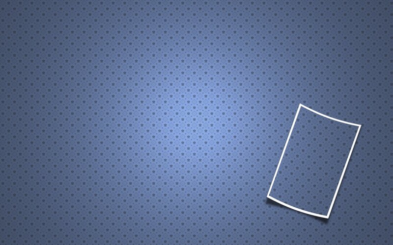 blue pattern with white frame