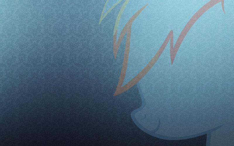 blue patterned background with silhouette