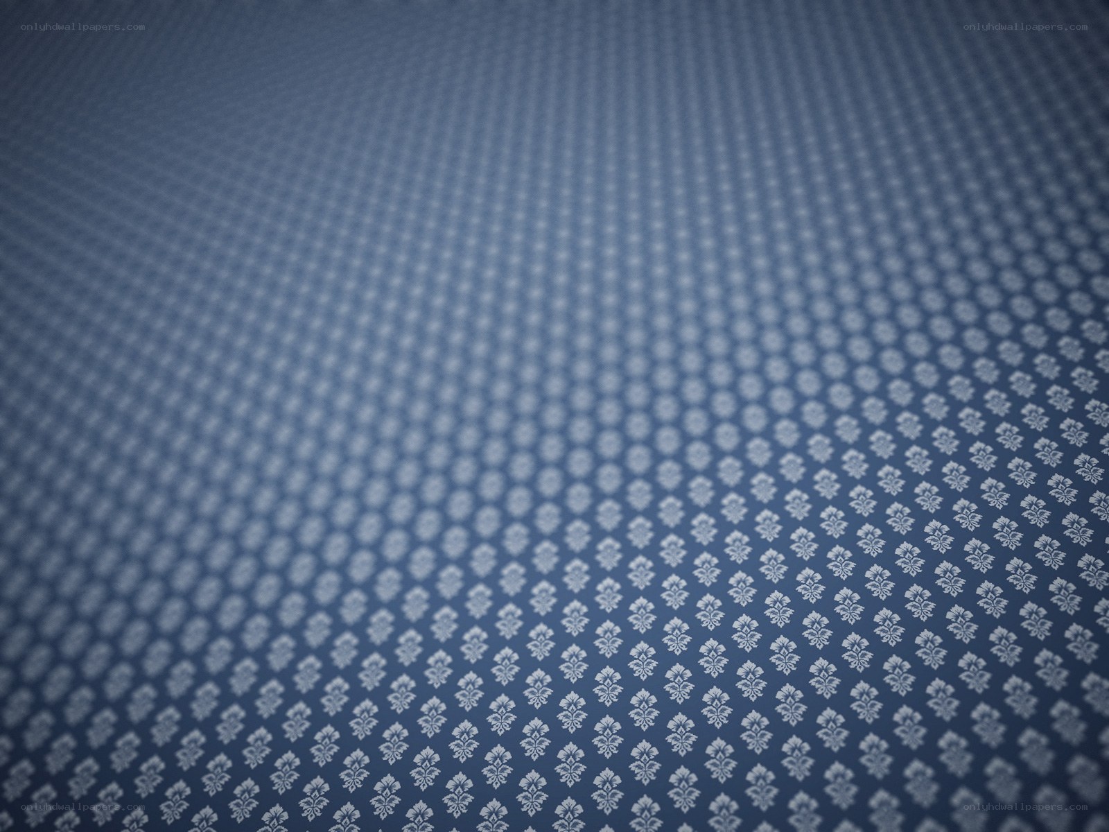 blue patterned surface