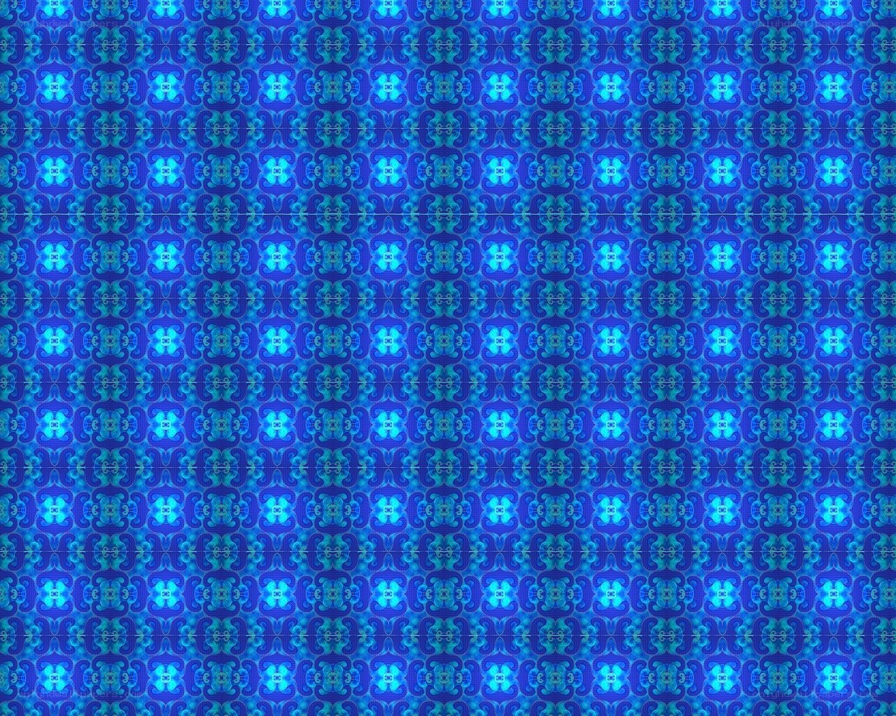 blue patterned tile design