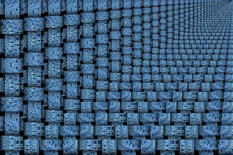 Blue Patterned Tiles