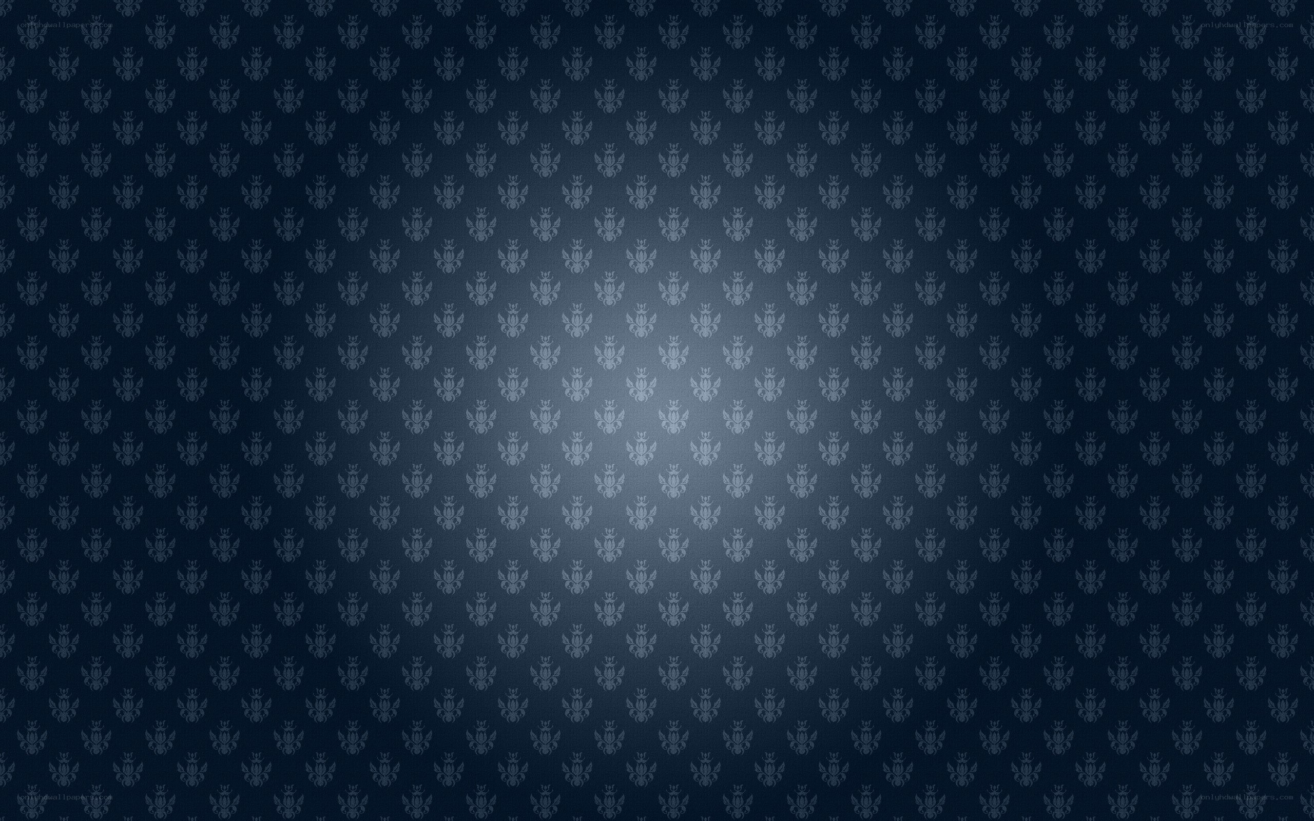 blue patterned wallpaper