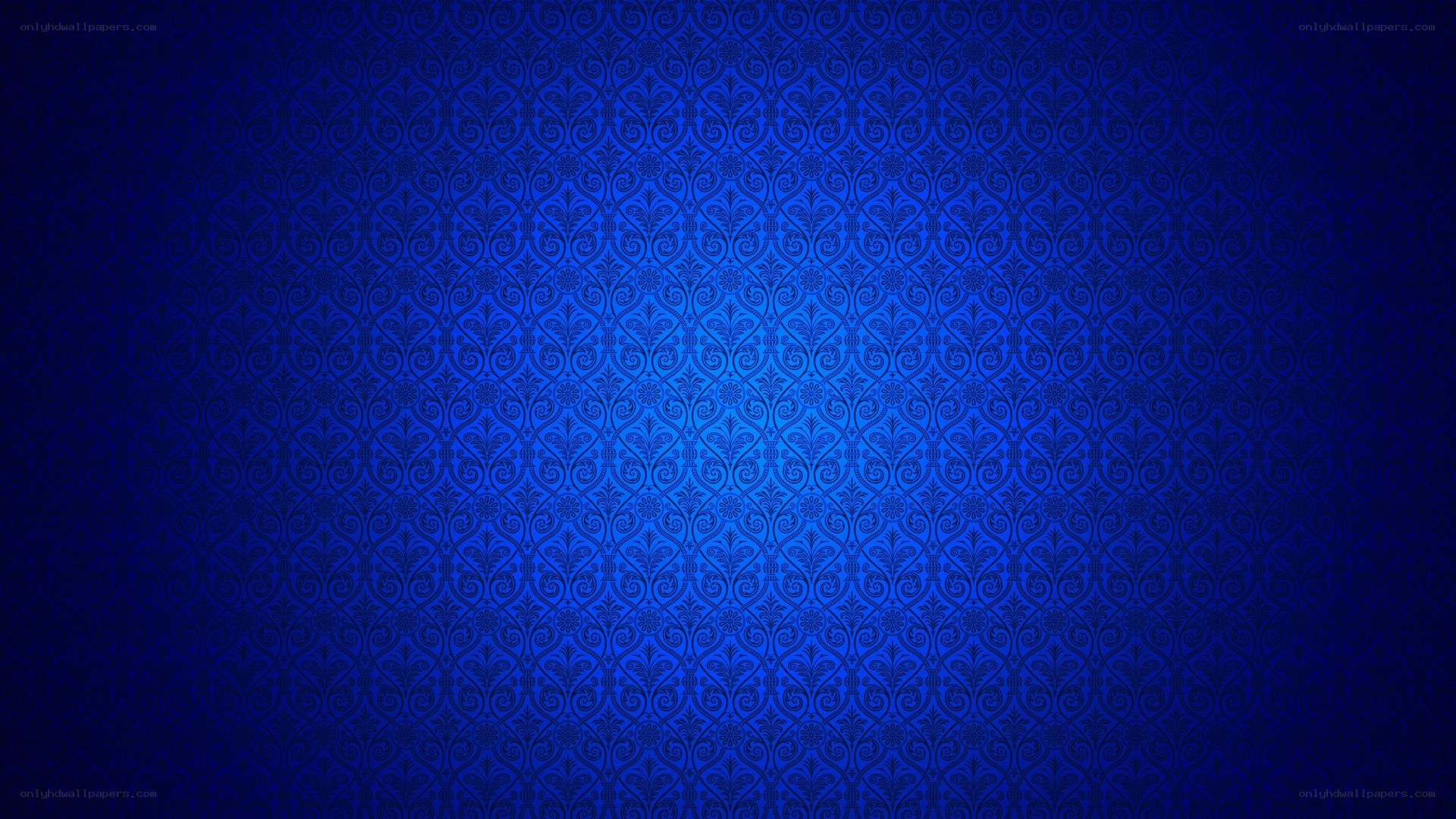 blue patterned wallpaper