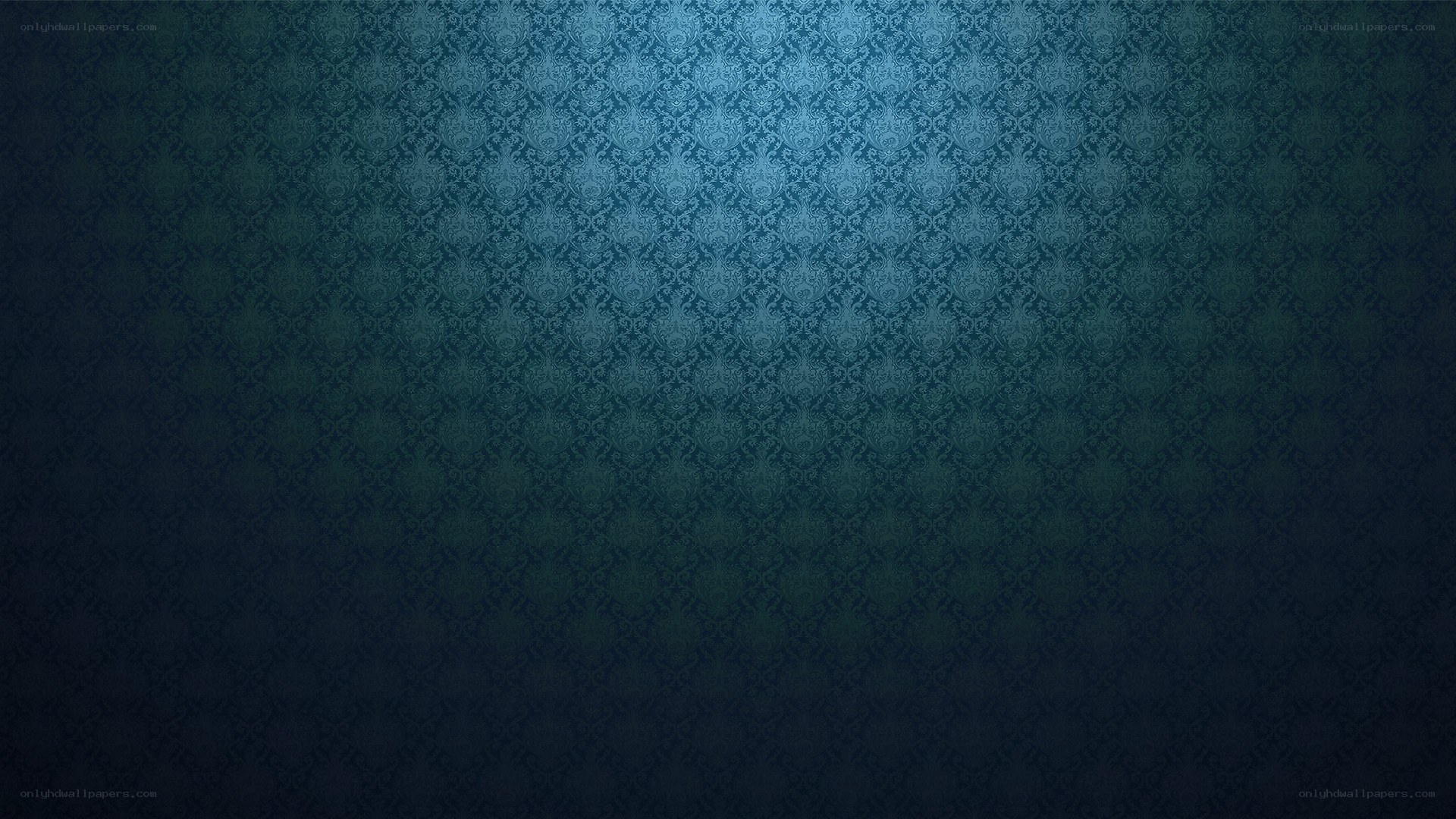 blue patterned wallpaper