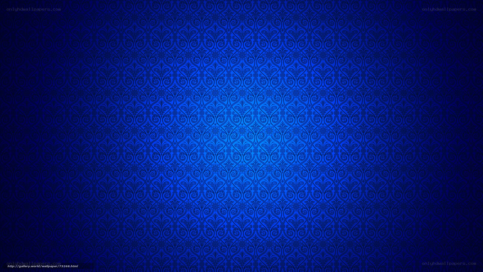 blue patterned wallpaper