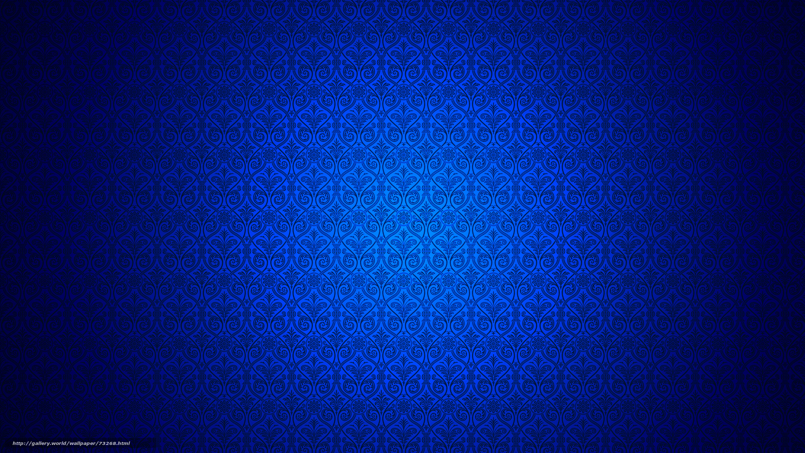blue patterned wallpaper