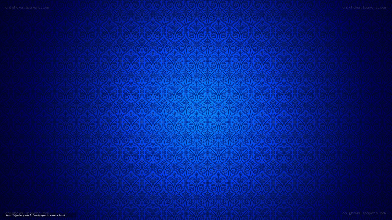 blue patterned wallpaper