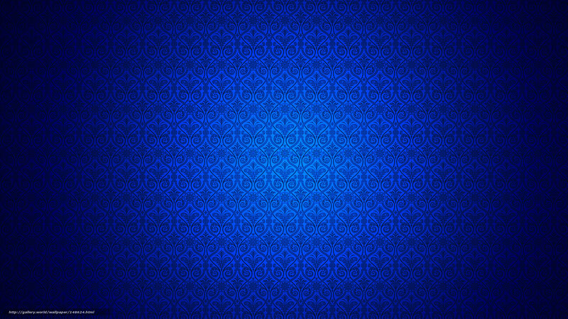 Blue Patterned Wallpaper — Calm, Digital Art, Pattern