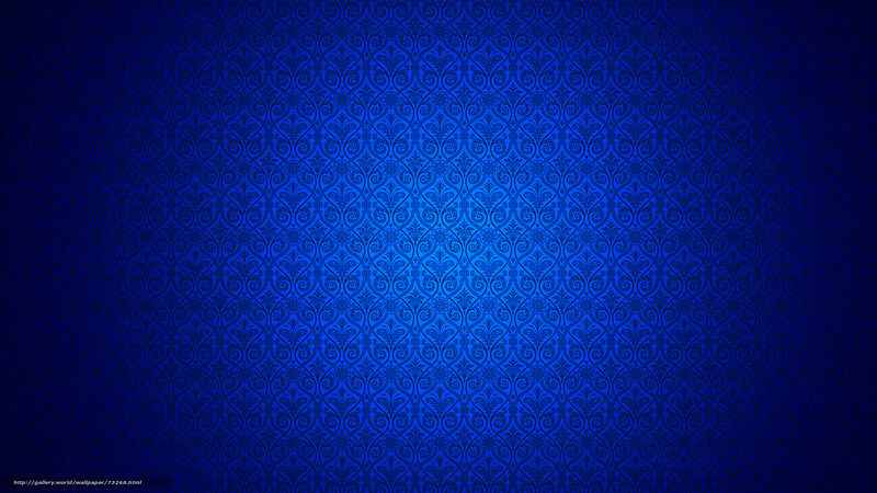 Blue Patterned Wallpaper — Calm