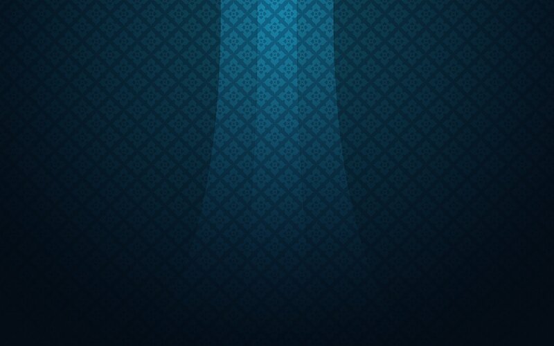 Blue Patterned Wallpaper — Dark, Digital Art, Pattern