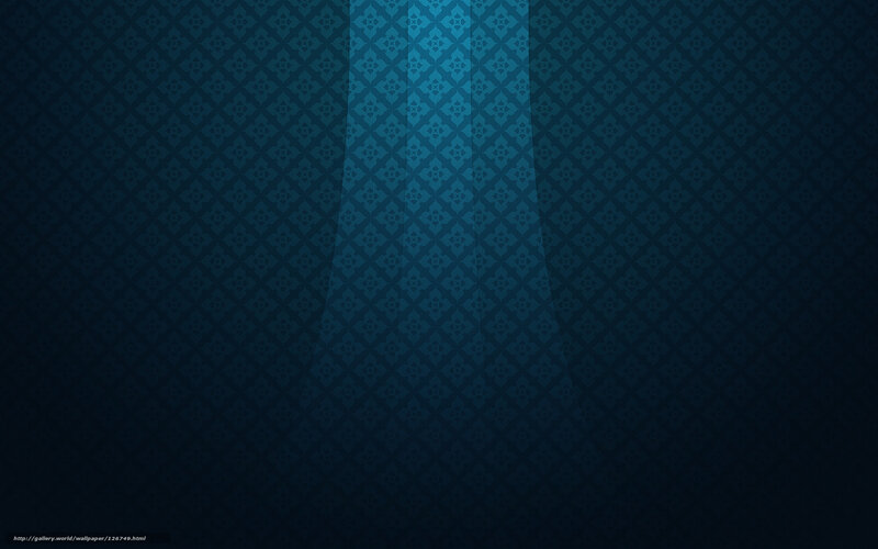 Blue Patterned Wallpaper — Dark, Digital Art