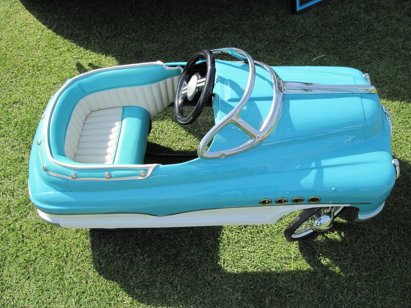 Blue Pedal Car