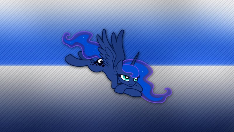 Blue Pegasus Pony — Calm