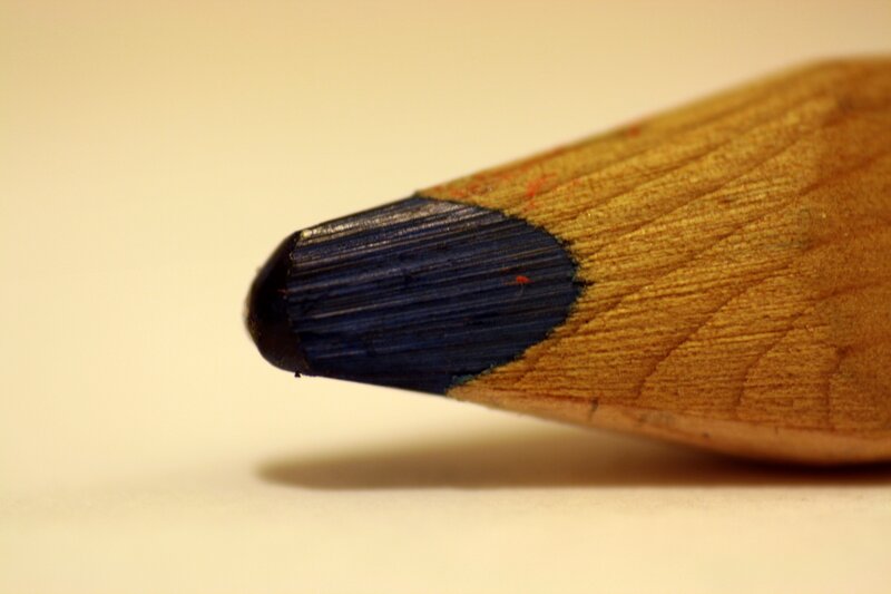 Blue Pencil Tip — Brown