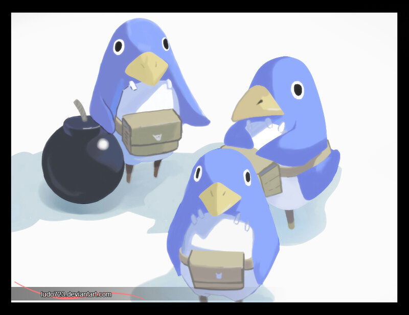Blue Penguin Characters