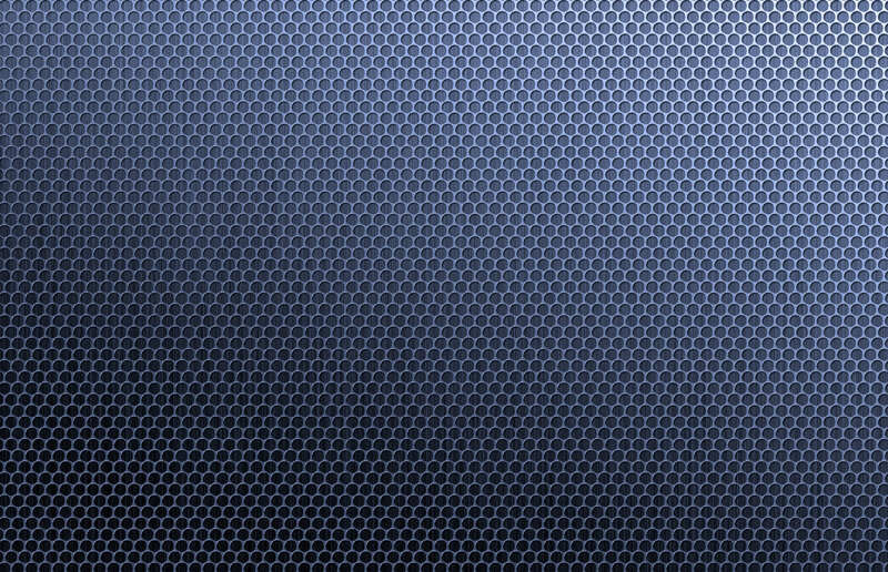 blue perforated metal texture