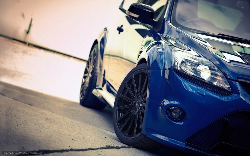 Blue Performance Car — Dramatic, Photograph