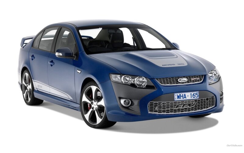 blue performance sedan