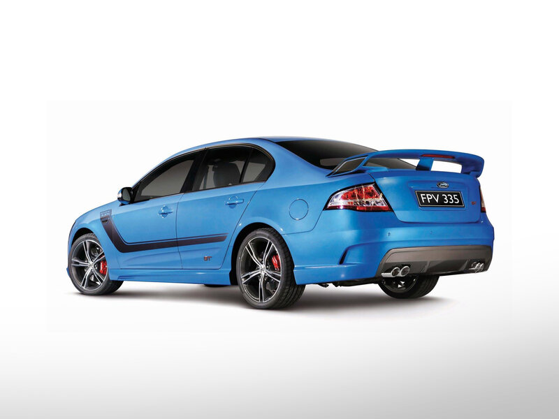 Blue Performance Sedan — Neutral, Photograph, Rear Spoiler