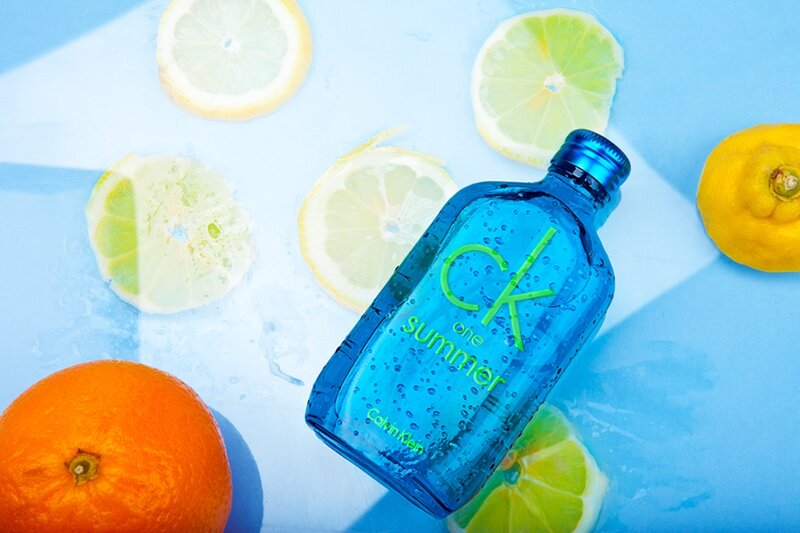 Blue Perfume Bottle — Refreshing