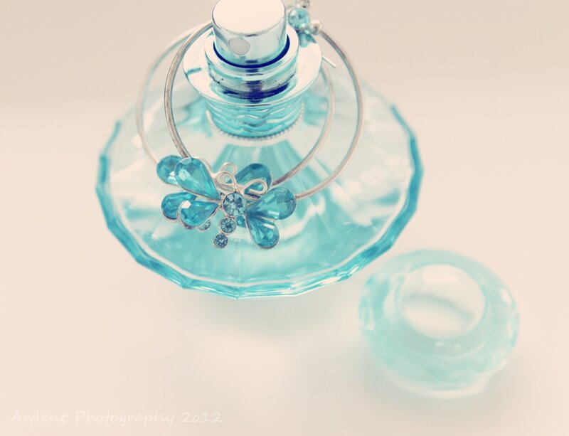 Blue Perfume Bottle