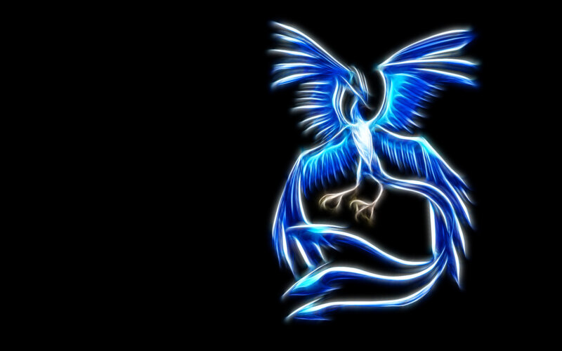Blue Phoenix Bird