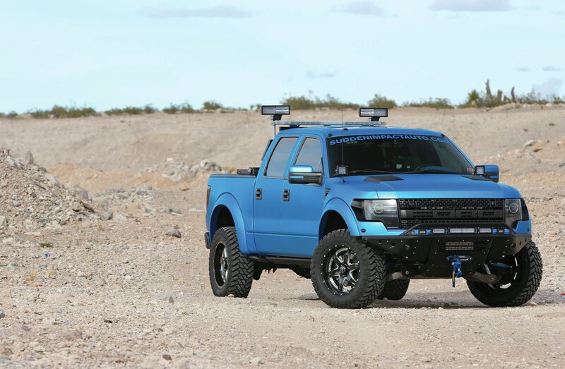 Blue Pickup Truck — Arid