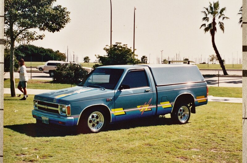 Blue Pickup Truck — Calm, Afternoon