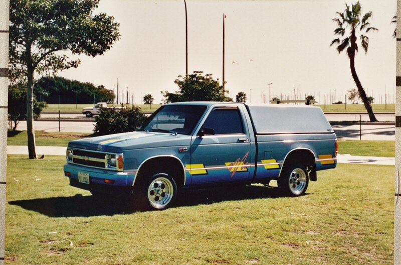 Blue Pickup Truck — Calm