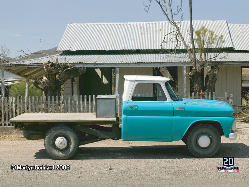 Blue Pickup Truck — Cyan