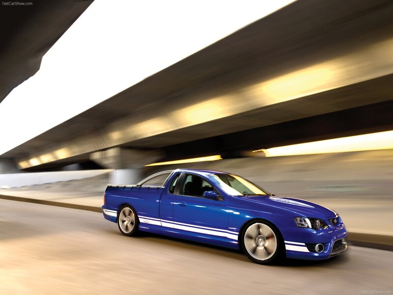 Blue Pickup Truck — Dynamic, Photograph, Bridge