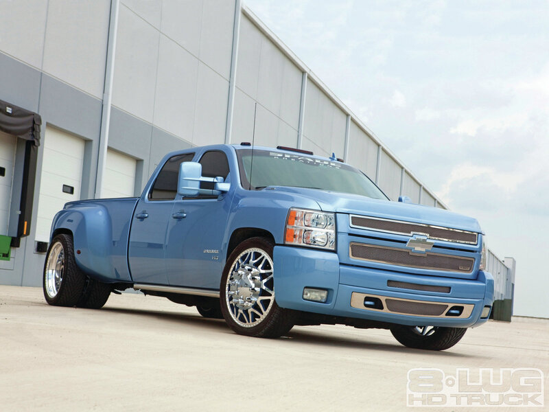 Blue Pickup Truck — Neutral, Afternoon